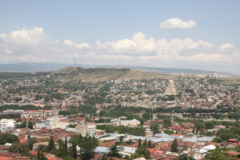 Landscape of Tbilisi (Georgia)