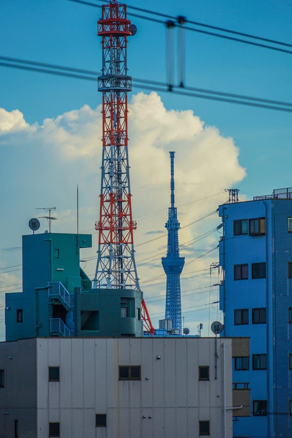 Landscape with Tokyo Sky Tree. Shooting Location:Sumida -ku, Tokyo