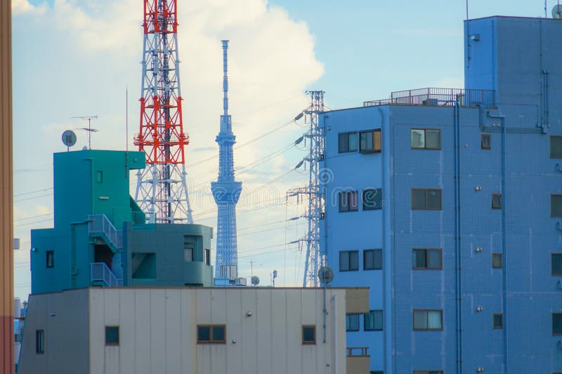 Landscape with Tokyo Sky Tree. Shooting Location:Sumida -ku, Tokyo