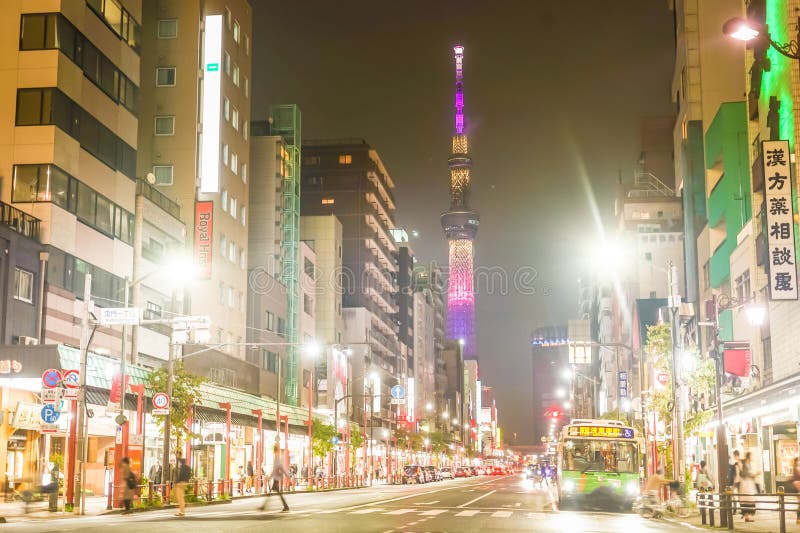 Landscape with Tokyo Sky Tree. Shooting Location:Sumida -ku, Tokyo