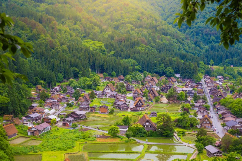 Landscape of Traditional and Historical Japanese Village Shirakawago in  Gifu Prefecture Japan, Gokayama Stock Image - Image of heritage, season:  218629321