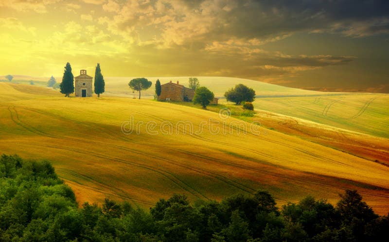 Landscape in Tuscany