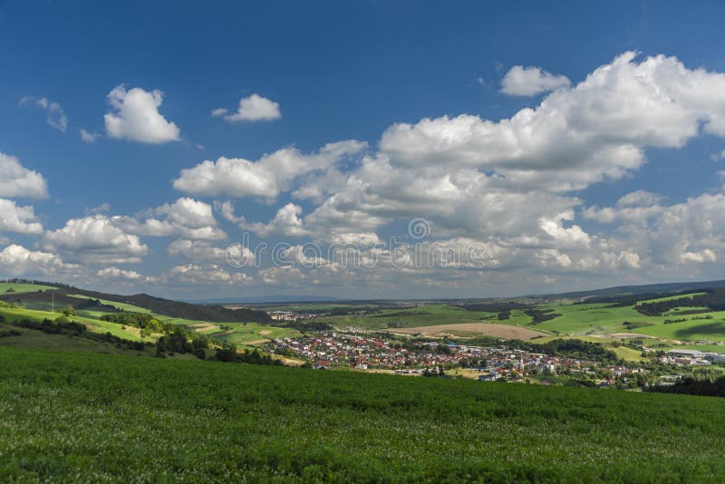 Landscape between Tvrdosin and Namestovo towns in north of Slovakia