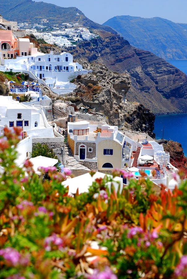 Landscape view in Santorini