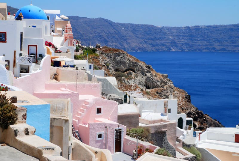 Landscape view in Santorini