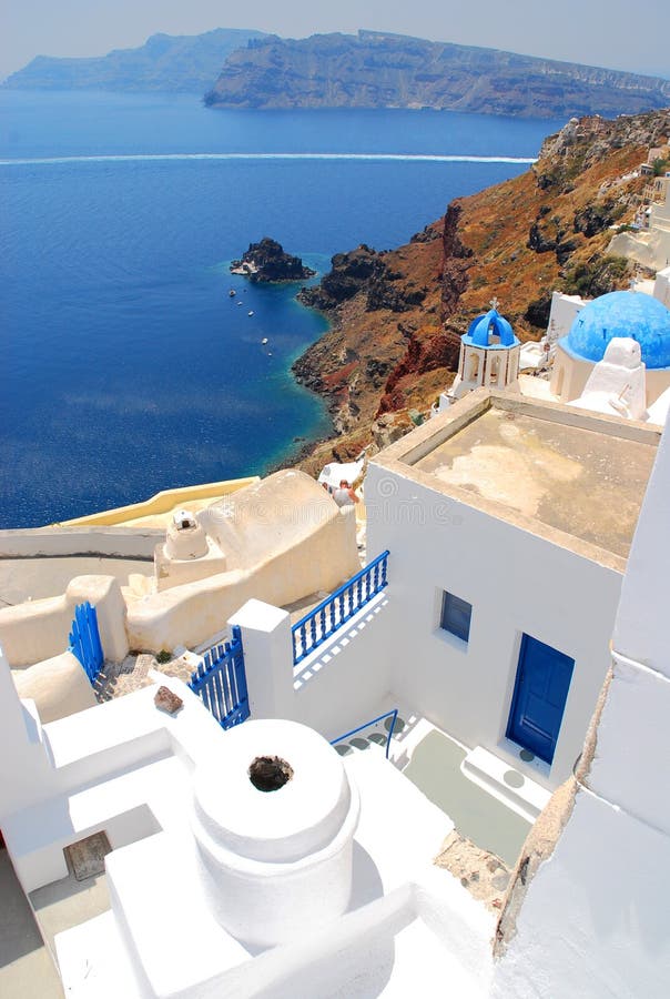 Landscape view in Santorini