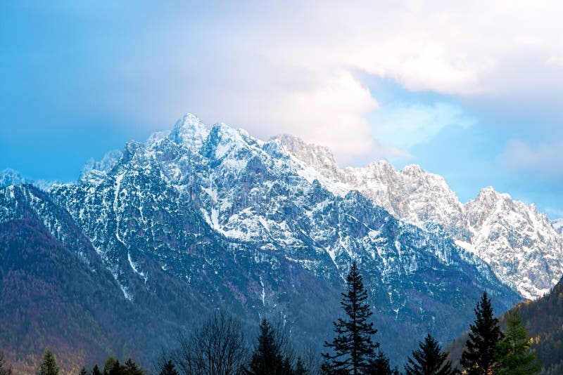 Landscape view on slovenian alps royalty free stock images Landscape view on slovenian alps royalty free stock images