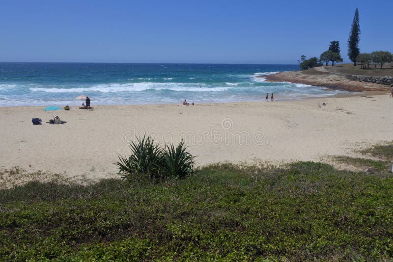 Landscape view of south west rocks beach NSW Australia