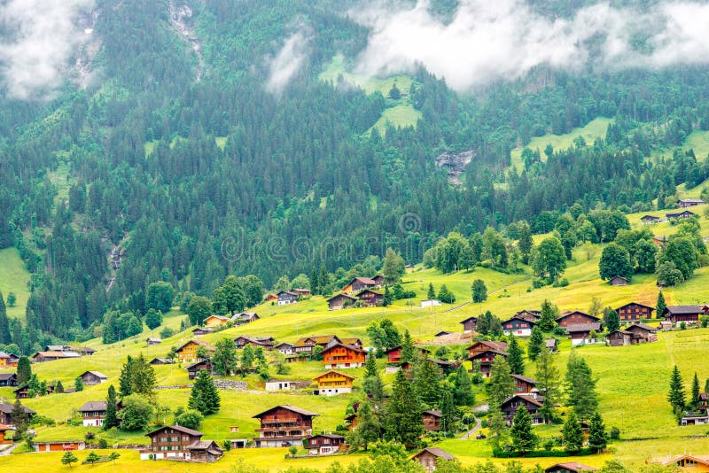 Landscape view in Switzerland royalty free stock images Landscape view in Switzerland royalty free stock images