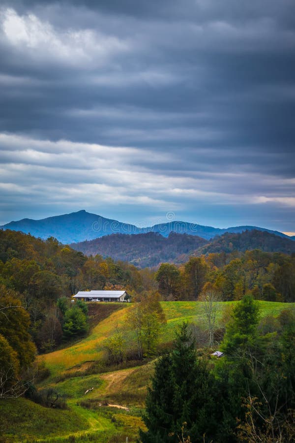 LANDSCAPES in BOONE NORTH CAROLINA MOUNTAINS Stock Image Image of
