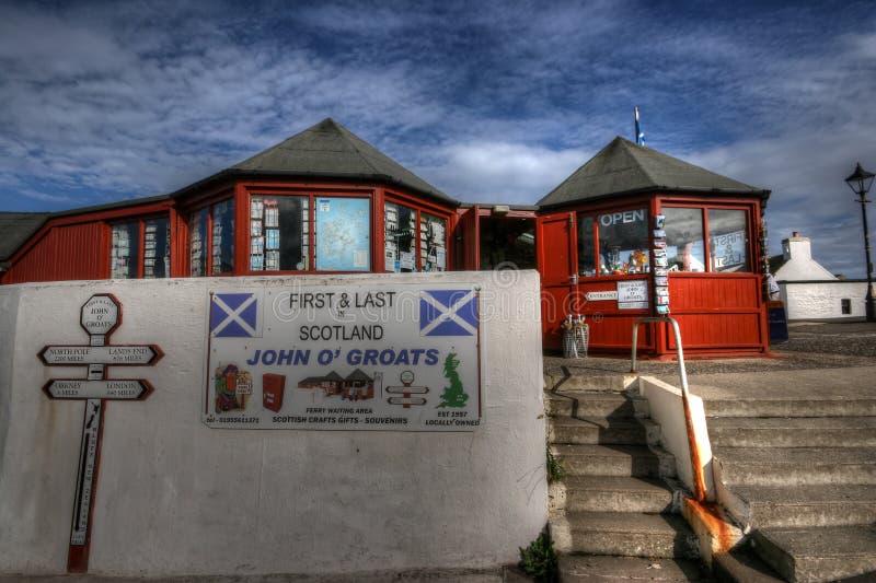 John O’Groats Road End Coffee Shop Northern Point of Britain and