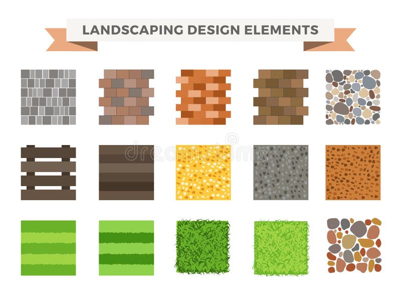 Landscaping garden design elements