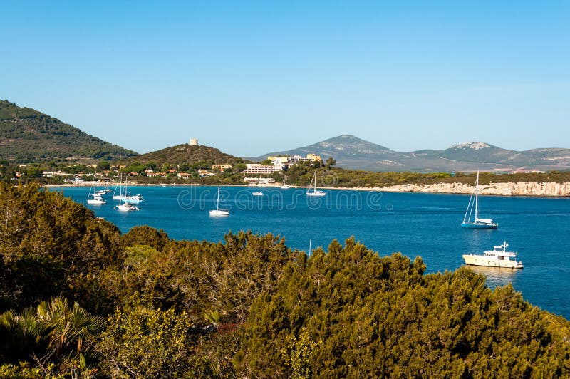 Landschaft der K?ste von Sardinien stockfoto Landschaft der K?ste von Sardinien stockfoto