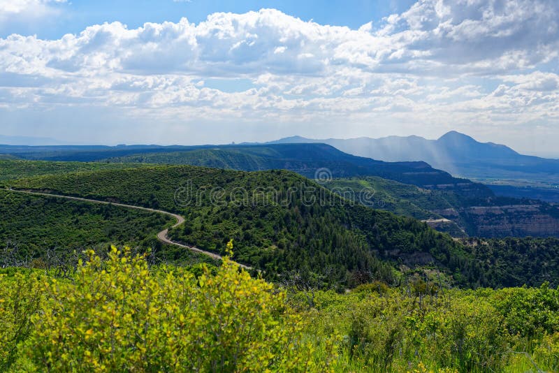 Landschaft Im Mesa Verde Nationalpark Stockfoto - Bild von ...