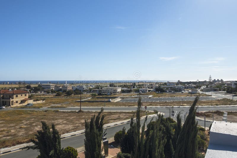 Landschaft von Famagusta-Stadt Geisterstadt stockfotografie Landschaft von Famagusta-Stadt Geisterstadt stockfotografie