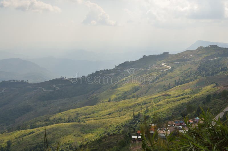 Landschaft von Phu Thap Boek stockfotos Landschaft von Phu Thap Boek stockfotos