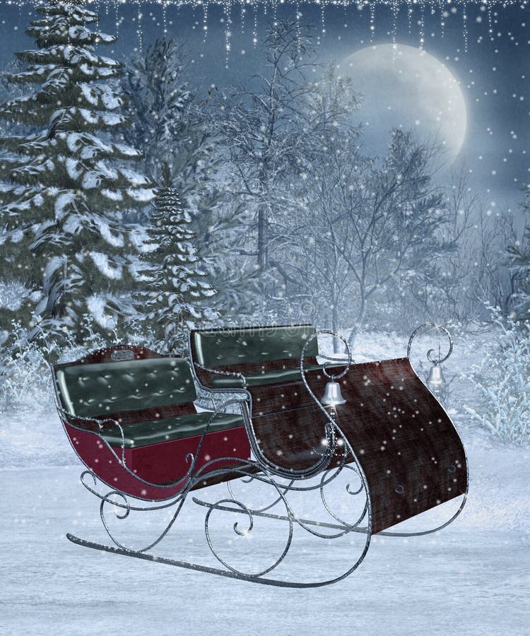 Landschap 12 van de winter vector illustratie Landschap 12 van de winter vector illustratie