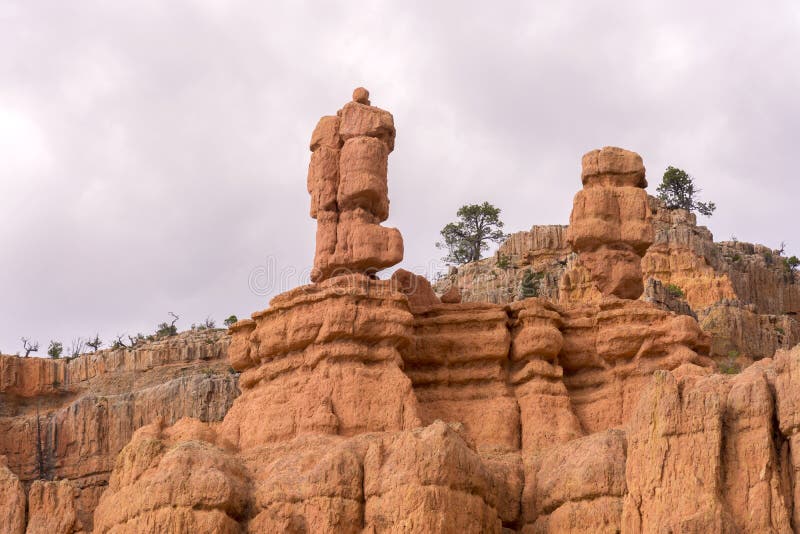 Landskap p? brycekanjonen arkivbilder