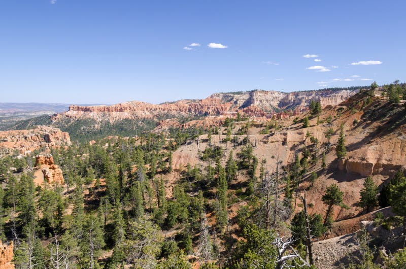 Landskap på brycekanjonen arkivfoto