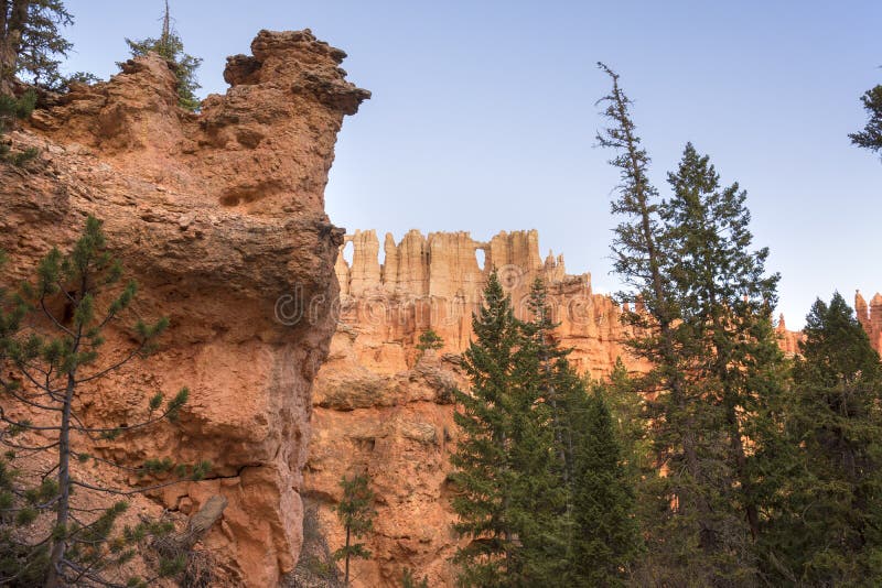 Landskap på brycekanjonen arkivfoton