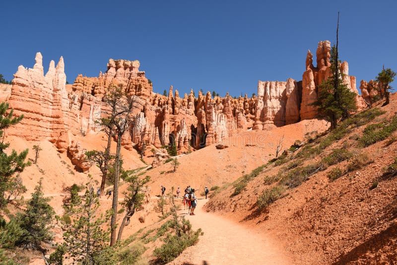 Landskap på brycekanjonen fotografering för bildbyråer