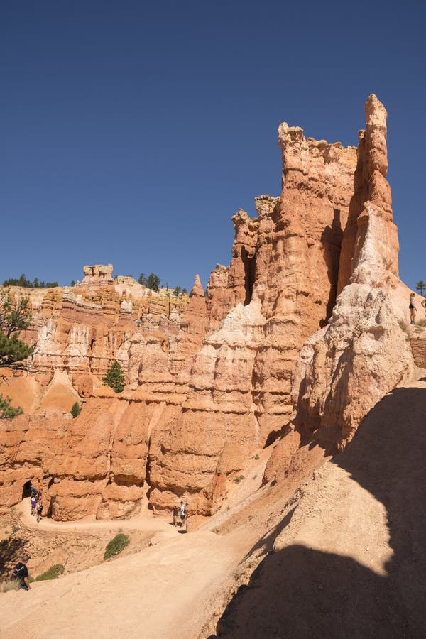 Landskap på brycekanjonen arkivfoto