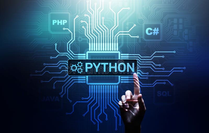 Langage De Programmation De Haut Niveau Python. Concept De ...