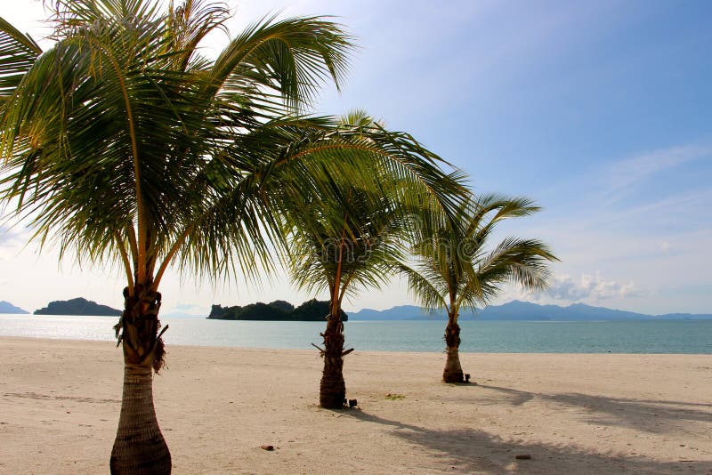 Langkawi island Malaysia deserted beach
