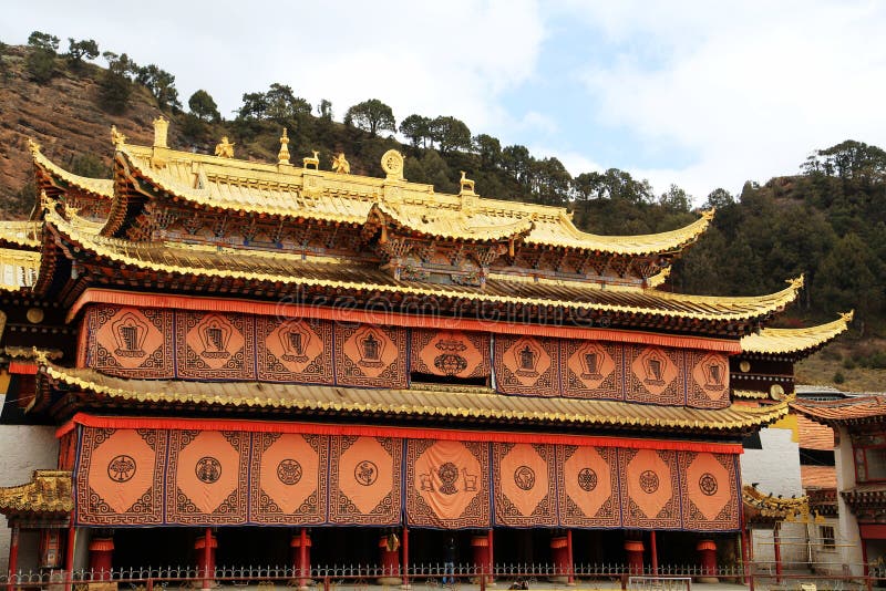 Langmu Temple of Tibetan Buddhism in China