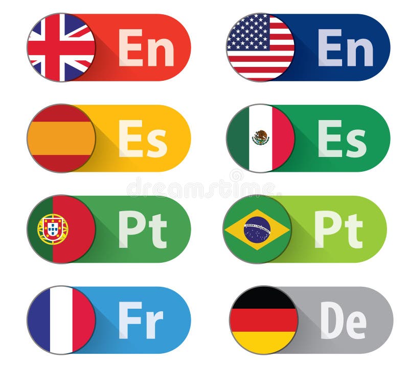 Learn Spanish Label Or Sticker, In Spanish Or Catalan Language, Vector  Illustration Royalty Free SVG, Cliparts, Vectors, and Stock Illustration.  Image 77346527.