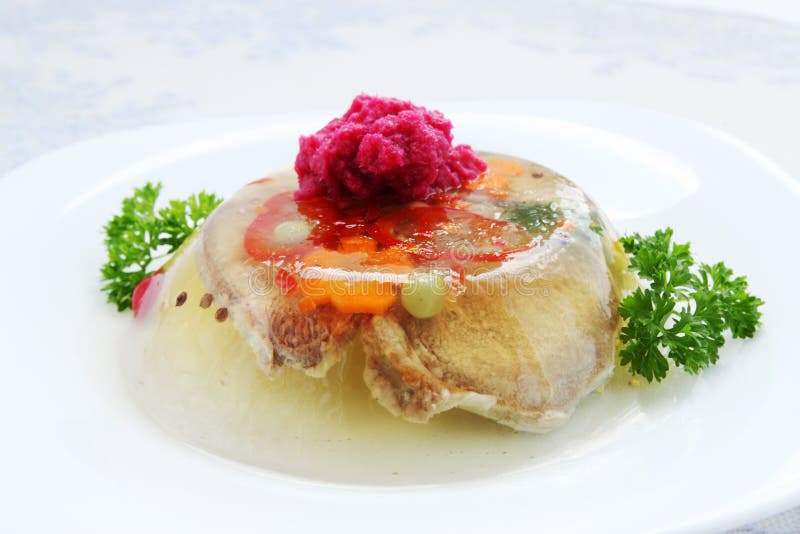 Salade de langue de boeuf image stock. Image du barbecue 22804111