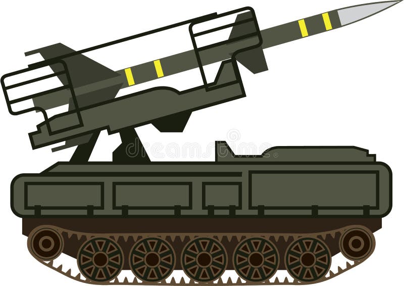 Lansator de rachete stock illustration