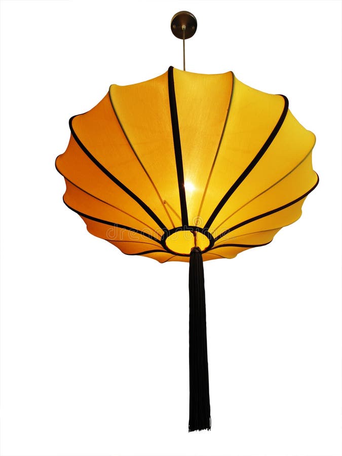 Lantern ceiling light yellow