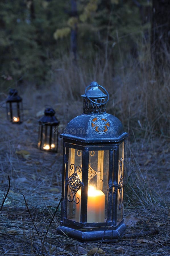 Lantern in the dark stock photo. Image of ornate, dark 45594462