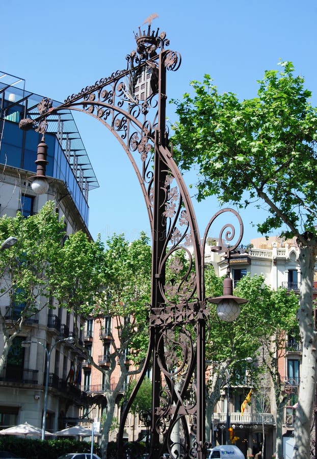 Lantern of Gracia street