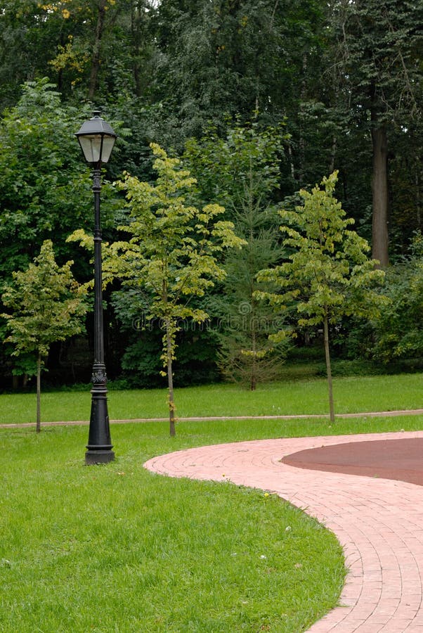Lantern in park