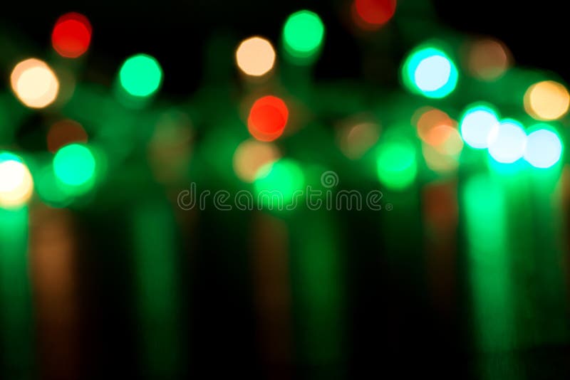 Lanterna abstrata da rua do bokeh do efeito dos círculos multi-colorida foto de stock Lanterna abstrata da rua do bokeh do efeito dos círculos multi-colorida foto de stock