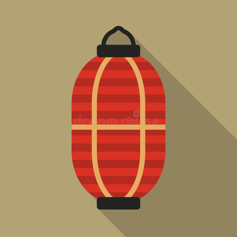 Ícones Da Lanterna Japonesa Ilustração do Vetor Ilustração de