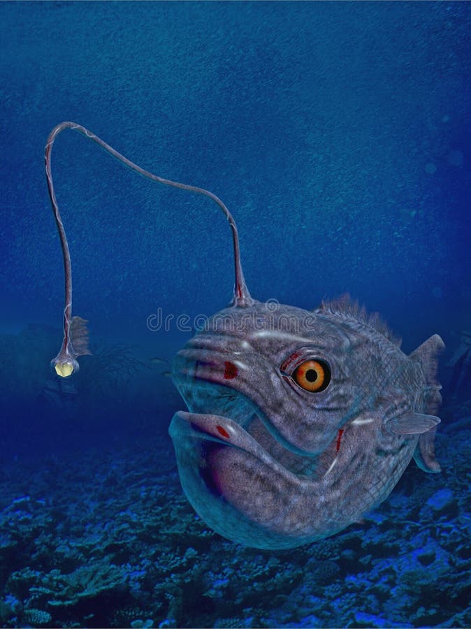 Anglerfish Teeth Stock Illustrations – 256 Anglerfish Teeth Stock