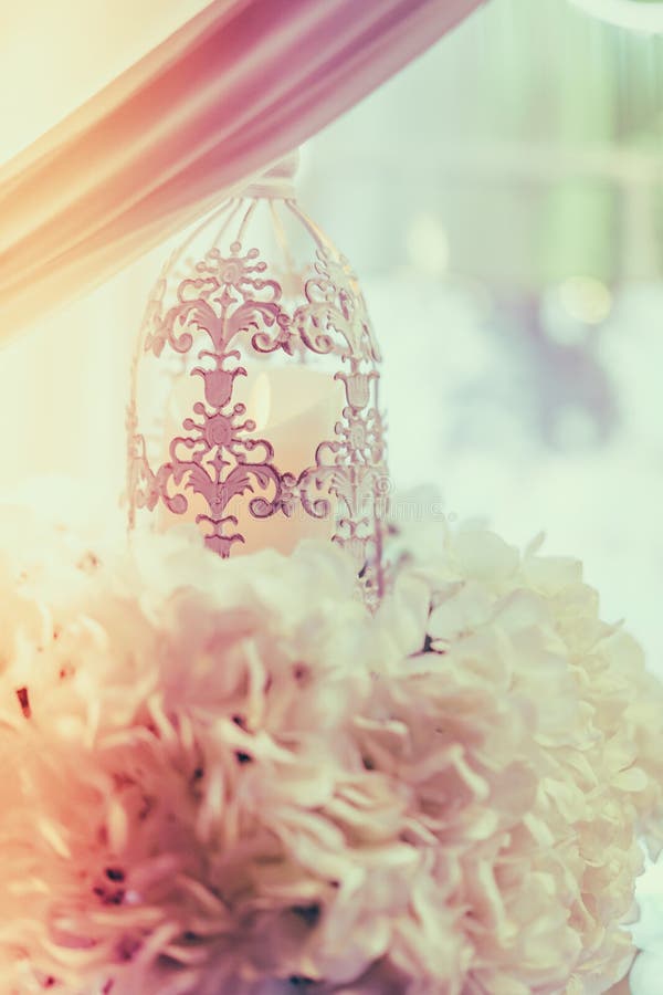 Lanterns Candle Wedding Stage Decoration Stock Photos Free & Royalty
