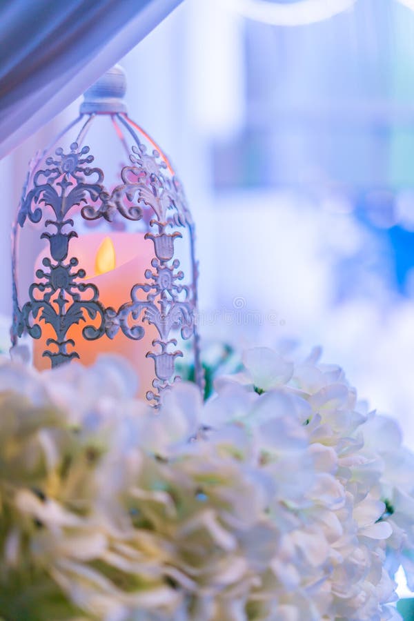 Lanterns Candle Wedding Stage Decoration Stock Photos Free & Royalty