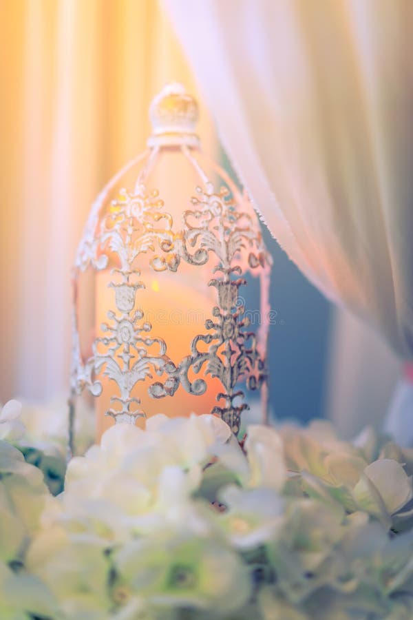 Lanterns Candle Wedding Stage Decoration Stock Photos Free & Royalty