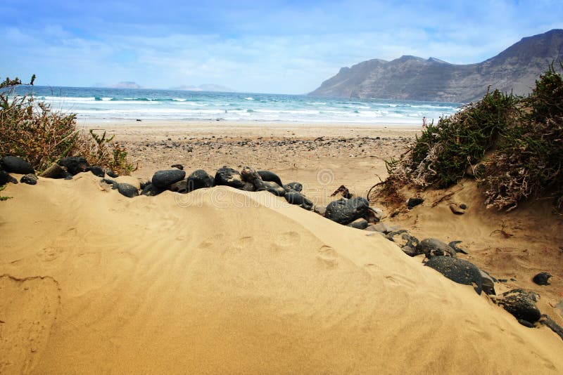 Lanzarote dune, Canary island