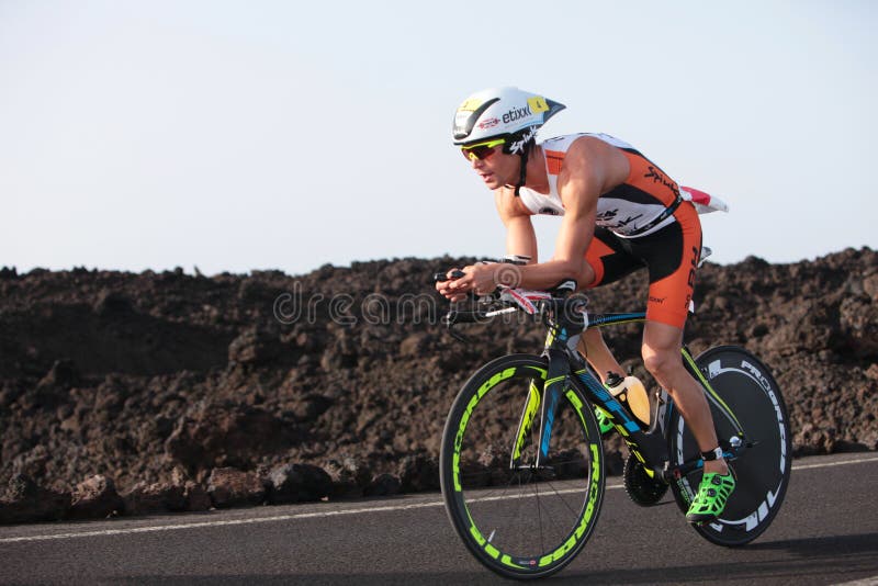 LANZAROTE HISZPANIA, MAJ, - 21: Sportowa Miquel Blanchart Tintà ³ (4, obraz stock LANZAROTE HISZPANIA, MAJ, - 21: Sportowa Miquel Blanchart Tintà ³ (4, obraz stock