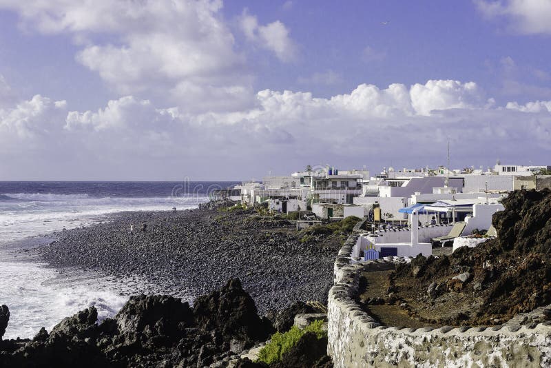 Lanzarote krajobraz zdjęcie royalty free Lanzarote krajobraz zdjęcie royalty free