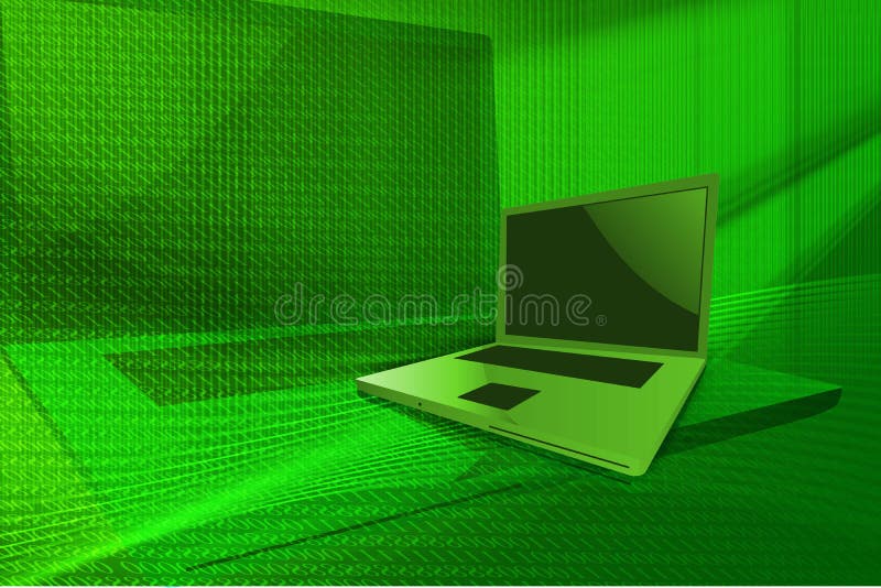 Lap-top σύγχρονο διανυσματική απεικόνιση