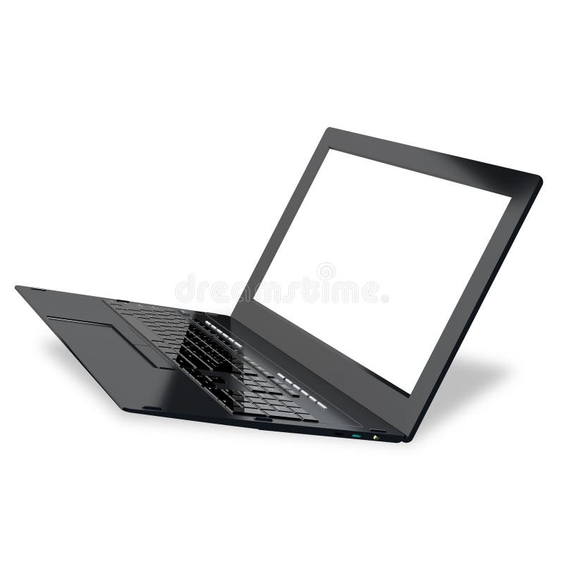 Lap-top υψηλής ταχύτητας καινοτομίας για τη σφαιρική τεχνολογία Διαδικτύου διανυσματική απεικόνιση