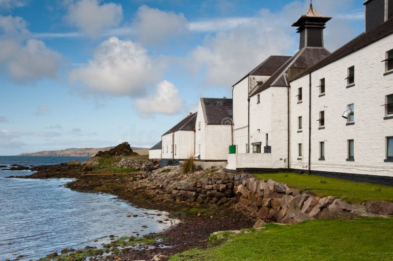 Loch Laphroaig bay on the isle of Islay