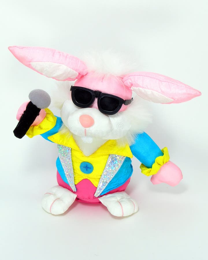 Download Lapin de Pâques de rock photo stock. Image du isolement - 79558