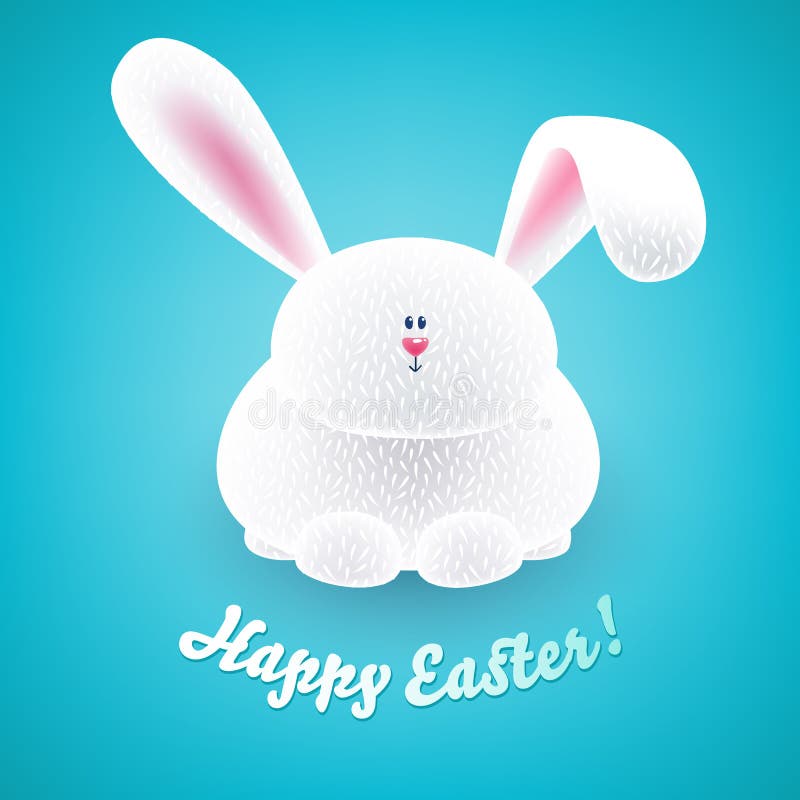 Lapin de Pâques mignon Lapin gai illustration stock Lapin de Pâques mignon Lapin gai illustration stock